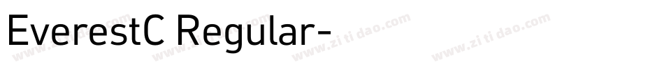 EverestC Regular字体转换